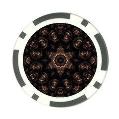 Bronze Age Mandala Poker Chip Card Guard from ArtsNow.com Front