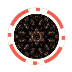 Bronze Age Mandala Poker Chip Card Guard from ArtsNow.com Front