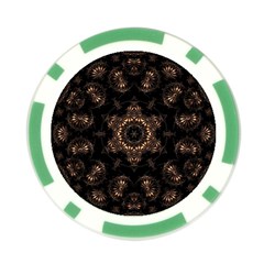 Bronze Age Mandala Poker Chip Card Guard from ArtsNow.com Front