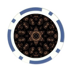 Bronze Age Mandala Poker Chip Card Guard from ArtsNow.com Back