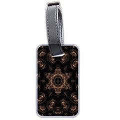 Bronze Age Mandala Luggage Tag (two sides) from ArtsNow.com Front