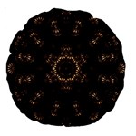 Bronze Age Mandala Large 18  Premium Round Cushions