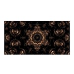 Bronze Age Mandala Satin Wrap 35  x 70 