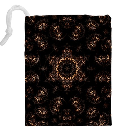 Bronze Age Mandala Drawstring Pouch (5XL) from ArtsNow.com Back