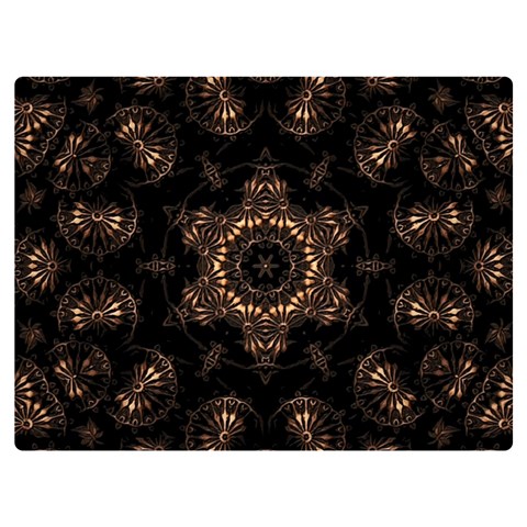 Bronze Age Mandala Premium Plush Fleece Blanket (Extra Small) from ArtsNow.com 40 x30  Blanket Front