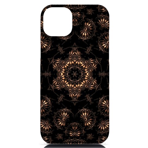 Bronze Age Mandala iPhone 14 Plus Black UV Print PC Hardshell Case from ArtsNow.com Front