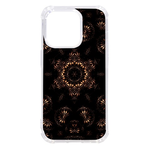 Bronze Age Mandala iPhone 14 Pro TPU UV Print Case from ArtsNow.com Front