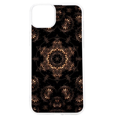 Bronze Age Mandala iPhone 15 TPU UV Print Case from ArtsNow.com Front