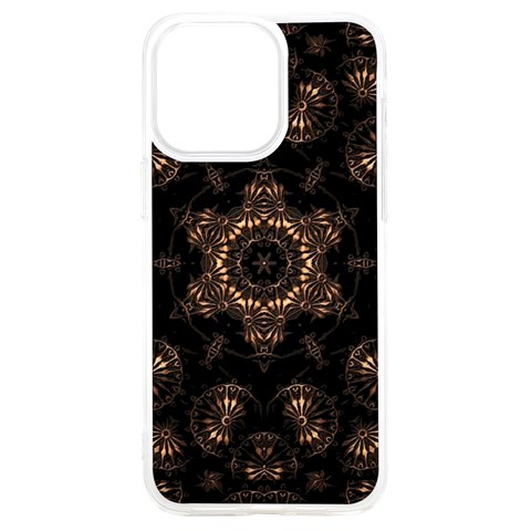 Bronze Age Mandala iPhone 15 Plus TPU UV Print Case from ArtsNow.com Front