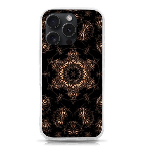 Bronze Age Mandala iPhone 15 Pro TPU UV Print Case from ArtsNow.com Front