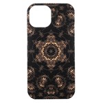 Bronze Age Mandala iPhone 15 Black UV Print PC Hardshell Case