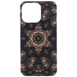 Bronze Age Mandala iPhone 15 Pro Max Black UV Print PC Hardshell Case