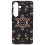 Bronze Age Mandala Samsung Galaxy S24 6.2 Inch Black TPU UV Case