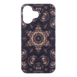 Bronze Age Mandala iPhone 16 Black UV Print PC Hardshell Case