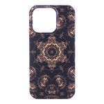 Bronze Age Mandala iPhone 16 Pro Black UV Print PC Hardshell Case