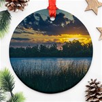 Peaceful Horizons of Uruguay  Ornament (Round)