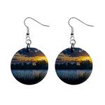 Peaceful Horizons of Uruguay  Mini Button Earrings