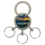 Peaceful Horizons of Uruguay  3-Ring Key Chain