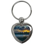 Peaceful Horizons of Uruguay  Key Chain (Heart)