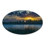 Peaceful Horizons of Uruguay  Oval Magnet