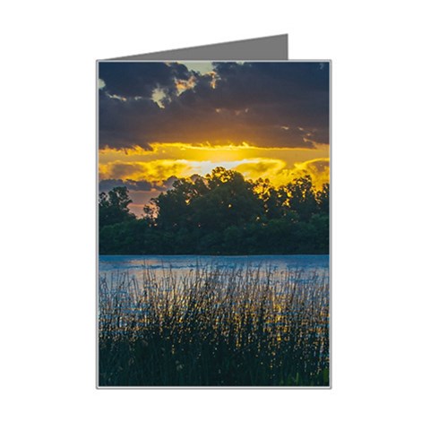 Peaceful Horizons of Uruguay  Mini Greeting Card from ArtsNow.com Left