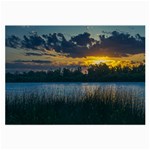 Peaceful Horizons of Uruguay  Large Glasses Cloth