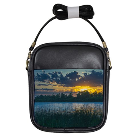 Peaceful Horizons of Uruguay  Girls Sling Bag from ArtsNow.com Front