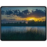 Peaceful Horizons of Uruguay  Fleece Blanket (Large)