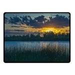 Peaceful Horizons of Uruguay  Two Sides Fleece Blanket (Small)