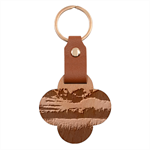 Peaceful Horizons of Uruguay  Engraved Wood Key Chain