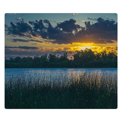 Peaceful Horizons of Uruguay  Premium Plush Fleece Blanket (Small) from ArtsNow.com 50 x40  Blanket Front