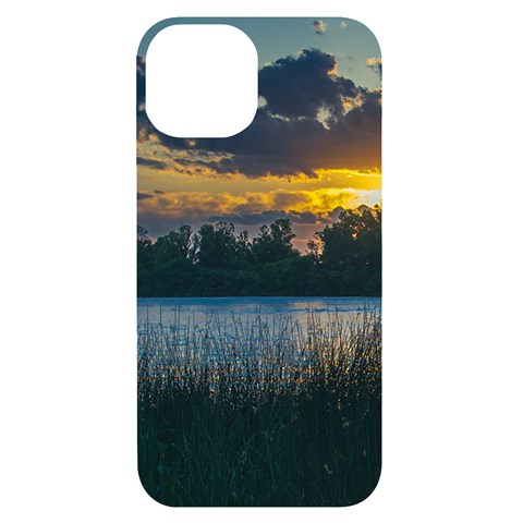 Peaceful Horizons of Uruguay  iPhone 14 Black UV Print PC Hardshell Case from ArtsNow.com Front