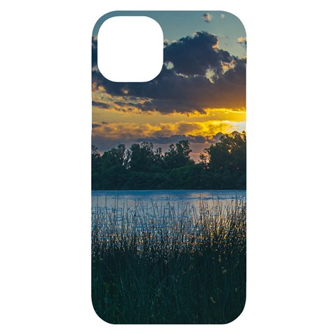 Peaceful Horizons of Uruguay  iPhone 14 Plus Black UV Print PC Hardshell Case from ArtsNow.com Front