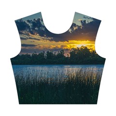 Peaceful Horizons of Uruguay  Cotton Crop Top from ArtsNow.com Front