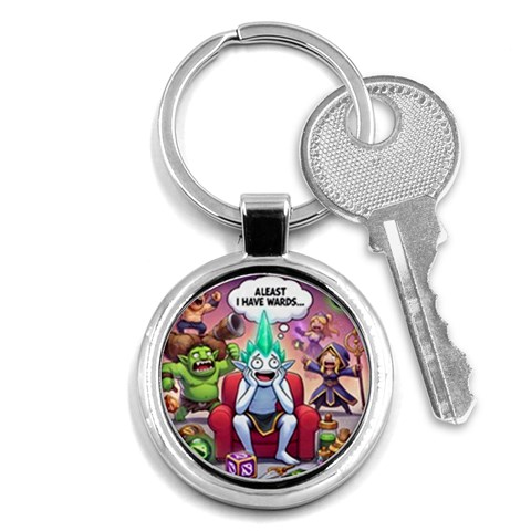 Huiok Key Chain (Round) from ArtsNow.com Front