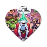 Huiok Dog Tag Heart (Two Sides)