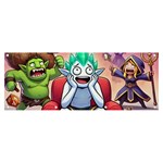 Huiok Banner and Sign 8  x 3 