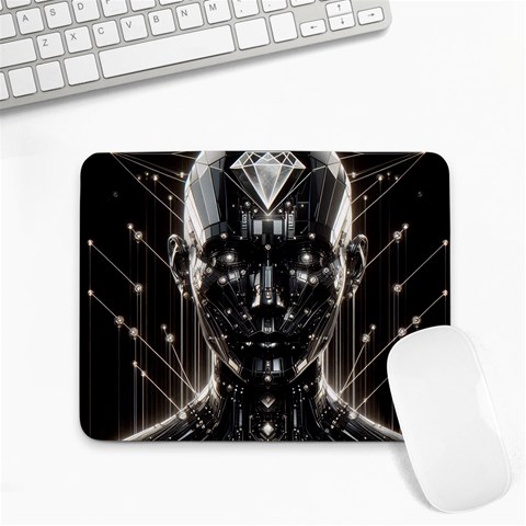 Robotics Robot Technology Future Small Mousepad from ArtsNow.com Front