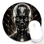 Robotics Robot Technology Future Round Mousepad