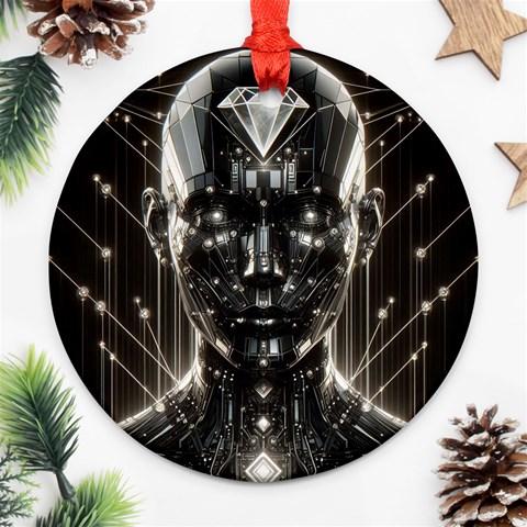 Robotics Robot Technology Future Ornament (Round) from ArtsNow.com Front