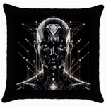 Robotics Robot Technology Future Throw Pillow Case (Black)