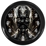 Robotics Robot Technology Future Wall Clock (Black)