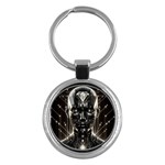 Robotics Robot Technology Future Key Chain (Round)