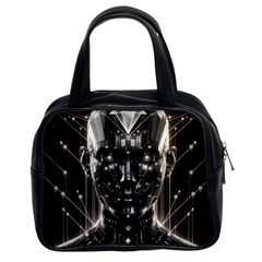 Robotics Robot Technology Future Classic Handbag (Two Sides) from ArtsNow.com Front