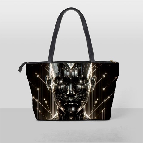 Robotics Robot Technology Future Classic Shoulder Handbag from ArtsNow.com Back