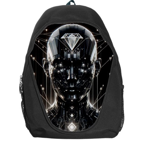 Robotics Robot Technology Future Backpack Bag from ArtsNow.com Front