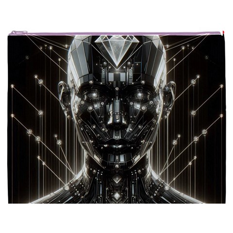 Robotics Robot Technology Future Cosmetic Bag (XXXL) from ArtsNow.com Front