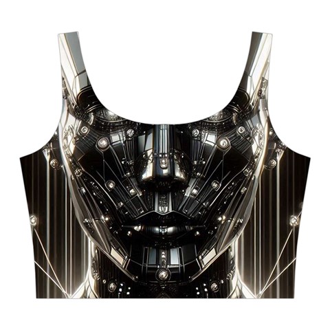 Robotics Robot Technology Future Midi Sleeveless Dress from ArtsNow.com Top Front