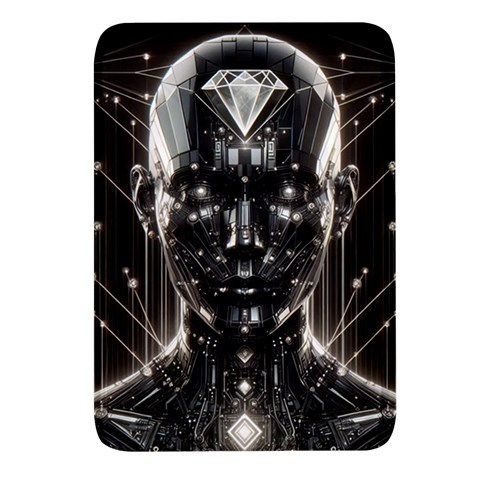 Robotics Robot Technology Future Rectangular Glass Fridge Magnet (4 pack) from ArtsNow.com Front