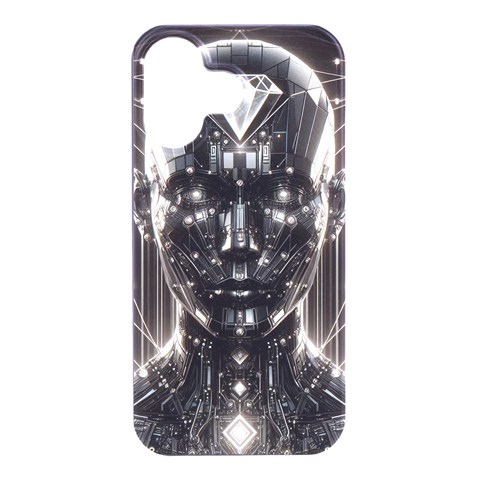 Robotics Robot Technology Future iPhone 16 Black UV Print PC Hardshell Case from ArtsNow.com Front